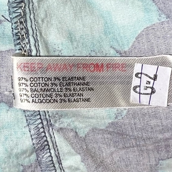 🌻FREE PEOPLE Meet Me In Maui Printed Mini Dress In Blue Size Small New Cond. - Picture 12 of 12